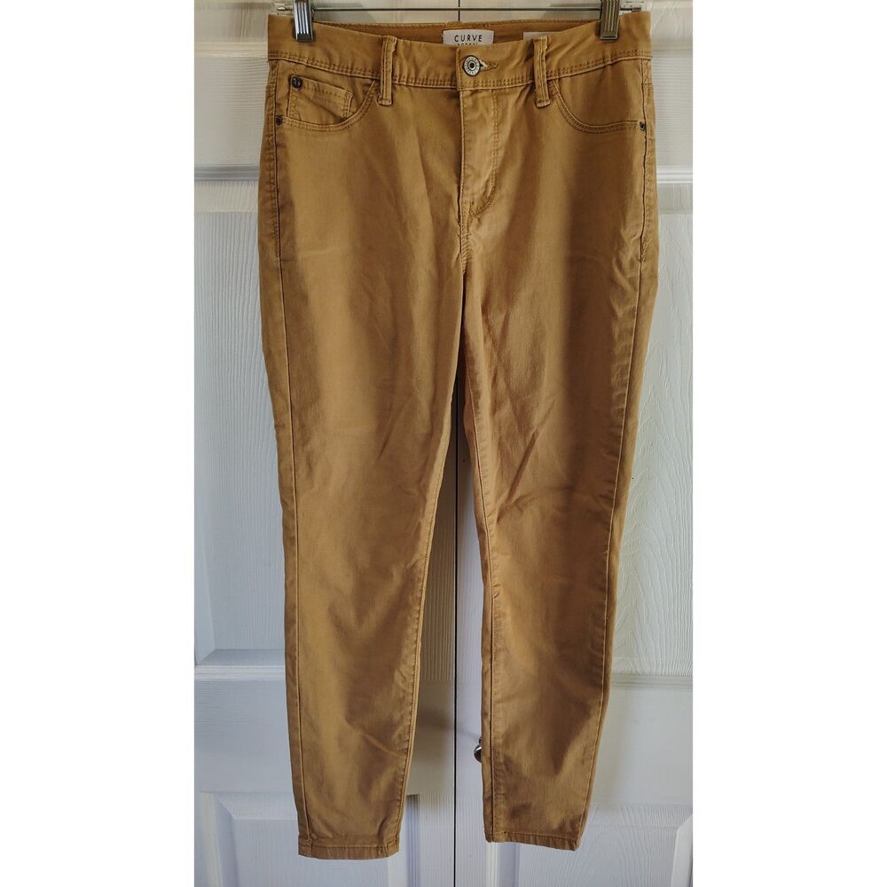 Curve Appeal Minimalist Jegging Pants – Mustard Yellow 4/27